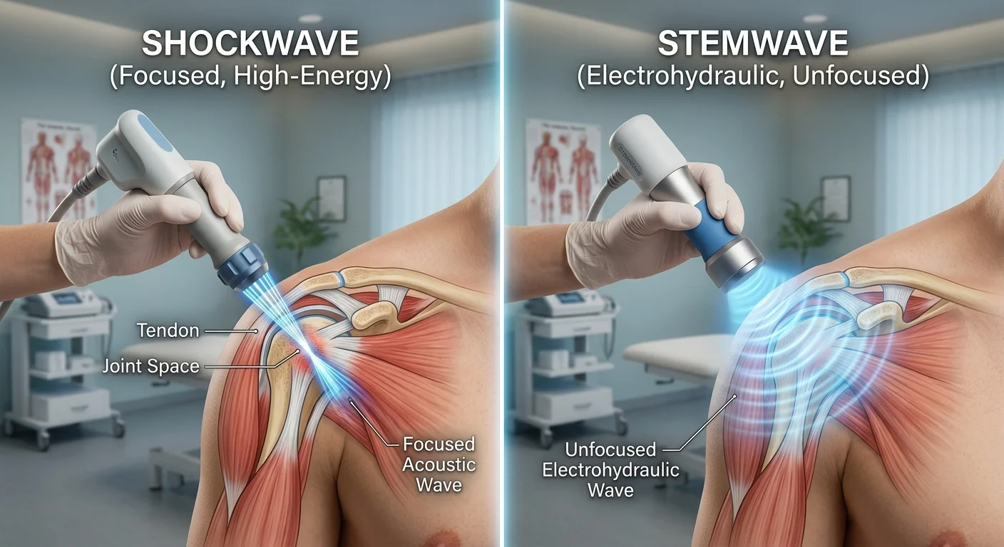 stemwave therapy vs shockwave therapy